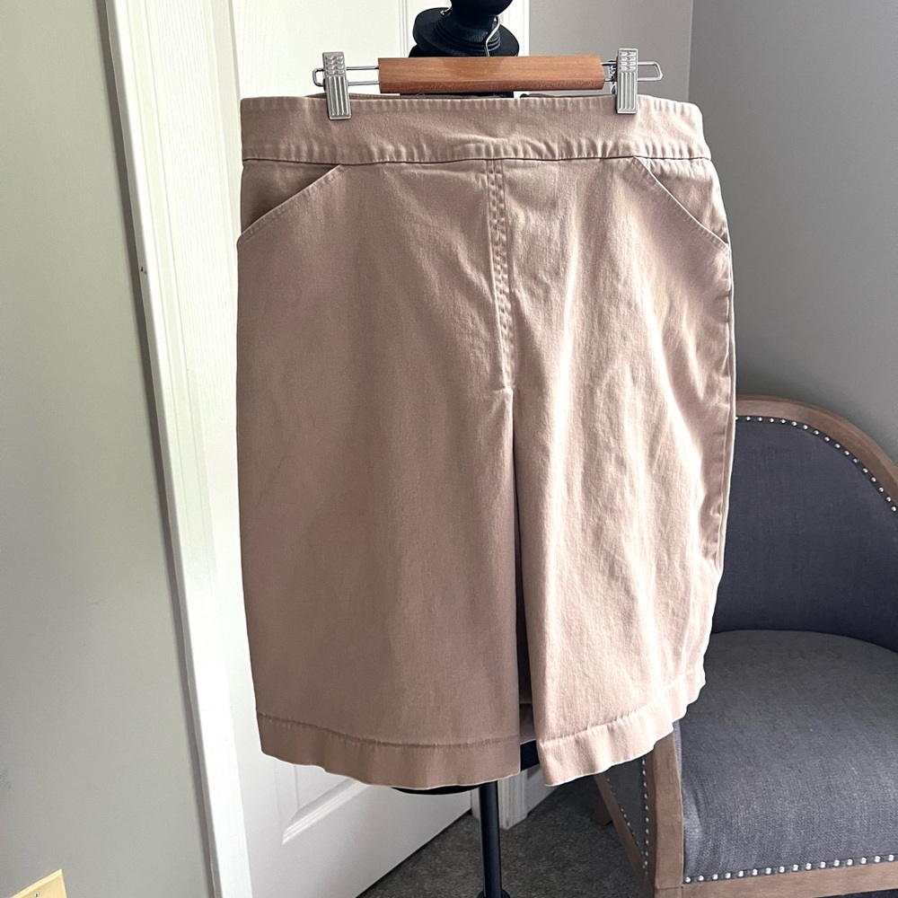 Mountain Lake Tan Midi Skirt